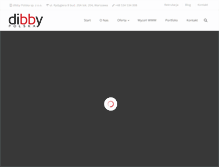 Tablet Screenshot of dibby.pl